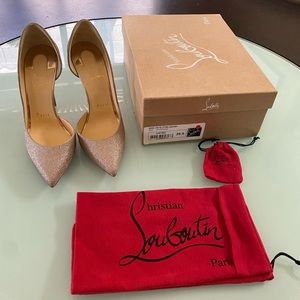 Brand new size 36.5 Ibiza rose gold Christian Louboutin heels